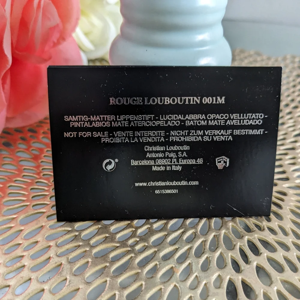 Christian louboutin lip sample